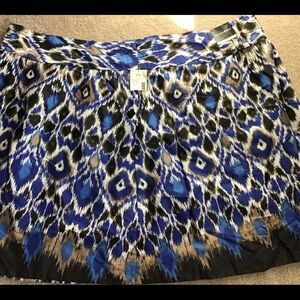 🇺🇸Fashion Bug Size 28 pattern skirt NWT